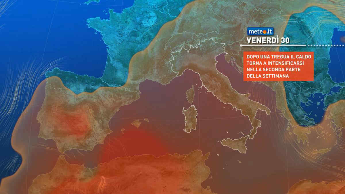 Meteo: fine agosto con rinforzo dell'alta pressione! Settembre al via con tempo instabile?