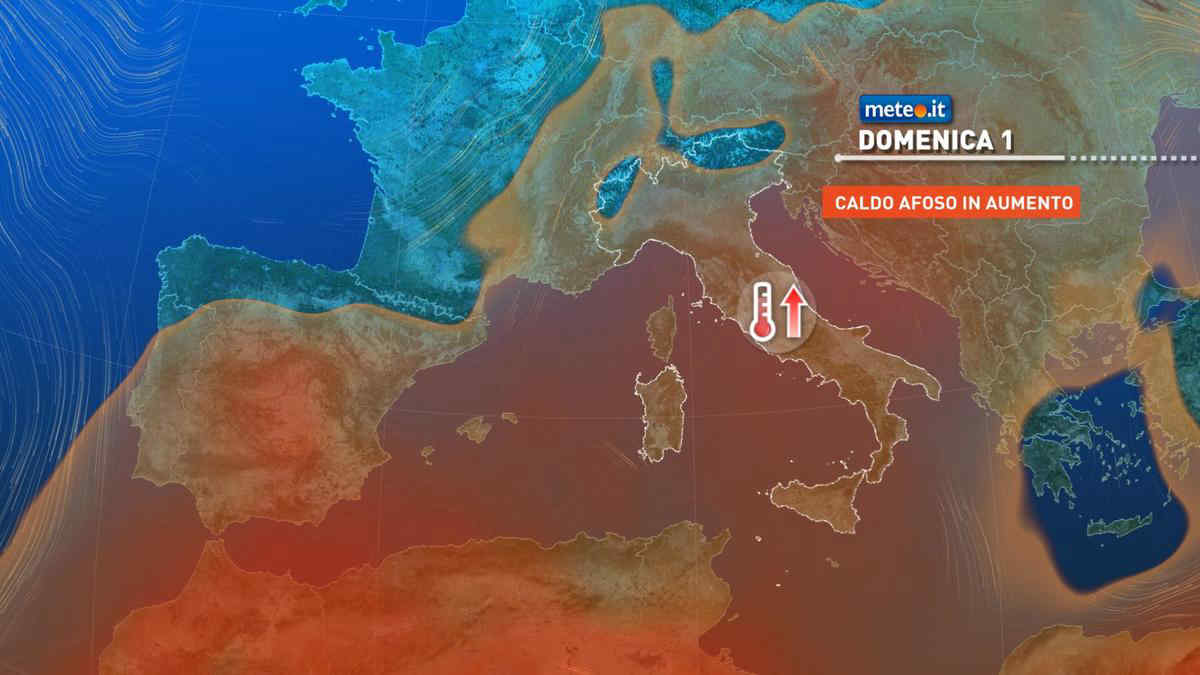 Meteo: tra fine agosto e inizio settembre caldo, afa e qualche temporale. La tendenza