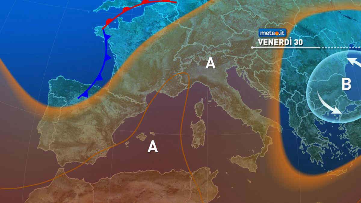 Meteo, 30 agosto con caldo anomalo: fino a 38 gradi