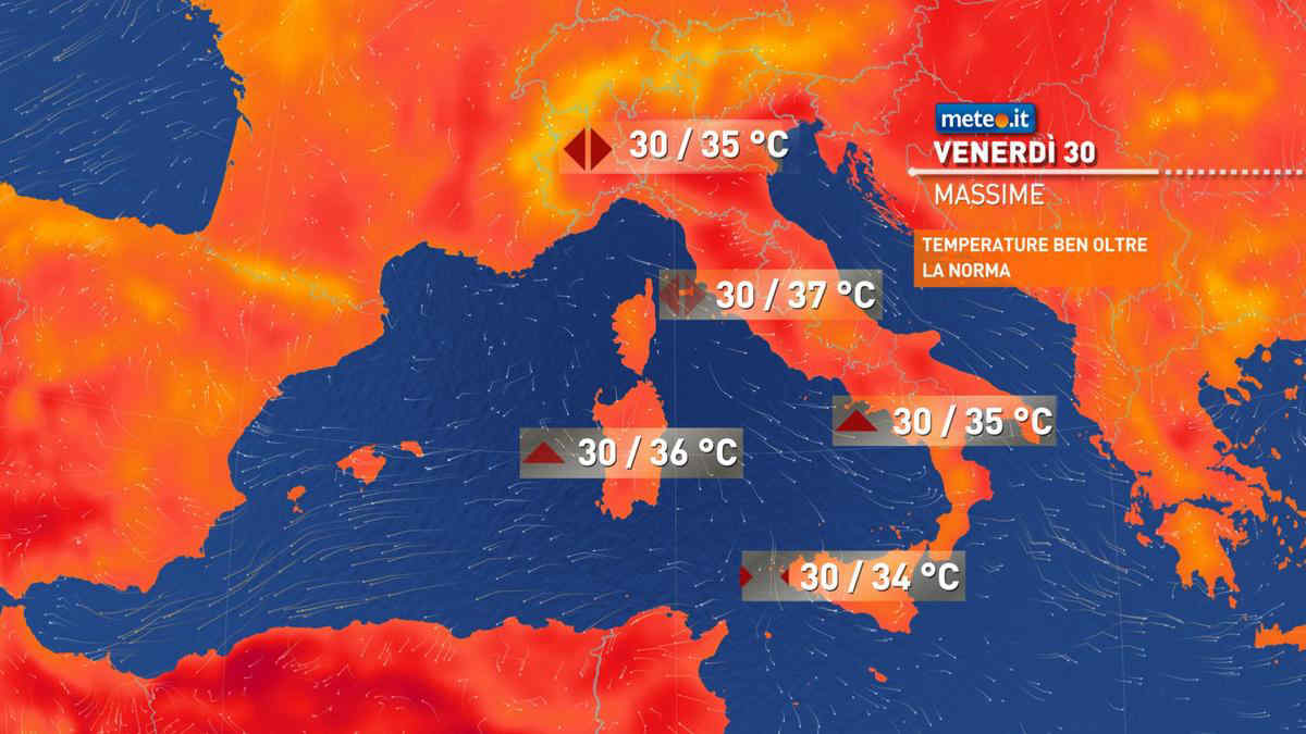 Meteo, Anticiclone Africano protagonista: fine agosto stabile e molto caldo