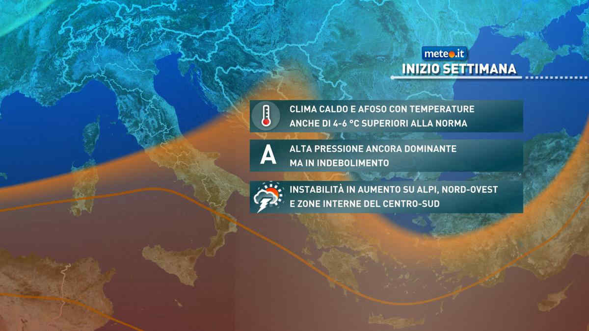 Meteo, settembre al via con qualche temporale ma il clima resta caldissimo