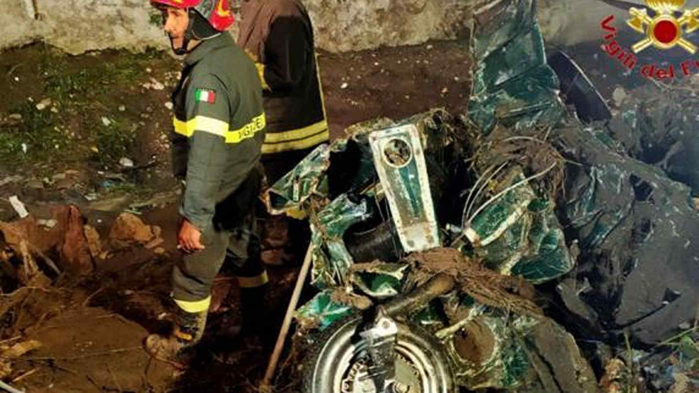 Maltempo in Campania: due dispersi per una frana in provincia di Caserta