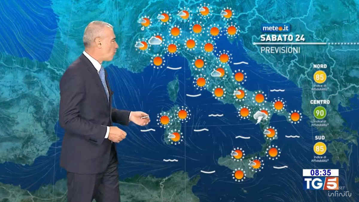 Meteo weekend, sole e caldo afoso in aumento. Domenica più temporali