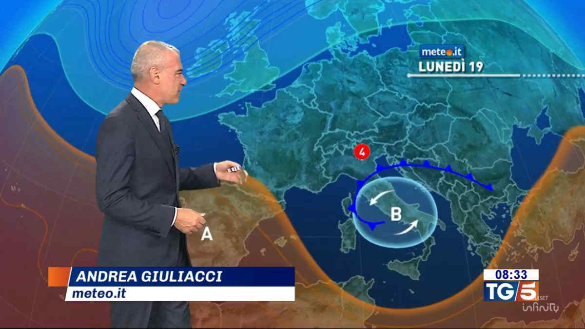 Meteo 19 agosto: ancora tanti temporali e rischio di fenomeni intensi, ecco dove