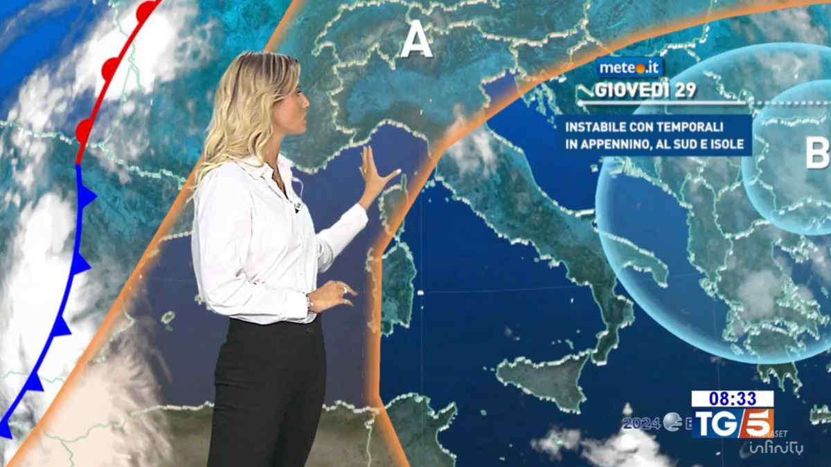 Meteo, 29 agosto instabile al Sud e Sicilia. Prosegue il caldo intenso