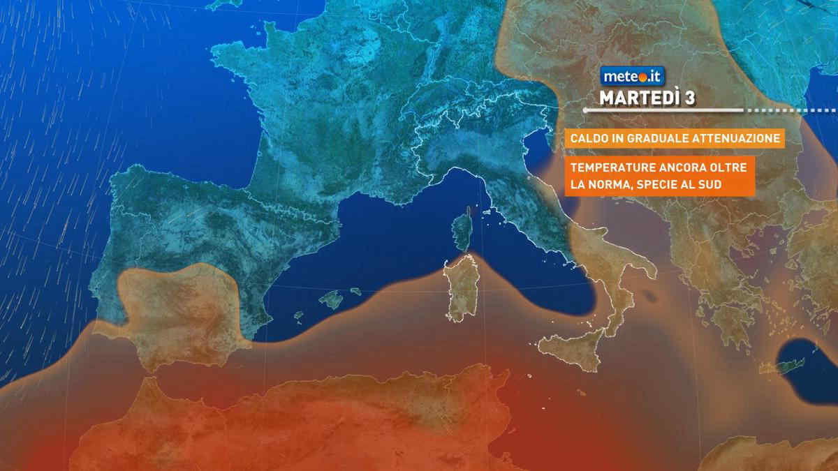 Meteo 3 settembre: temporali al Sud. Tra mercoledì 4 e venerdì 6 fase di forte maltempo