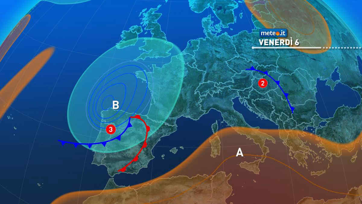 Meteo: 6 settembre con poche piogge, torna il maltempo da domenica