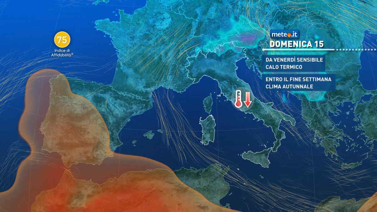 Meteo: sabato 14 settembre ancora qualche pioggia e aria fresca. La tendenza