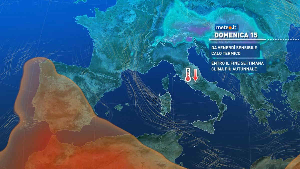 Meteo: domenica 15 settembre tempo più stabile. A inizio settimana nuovi temporali: ecco dove