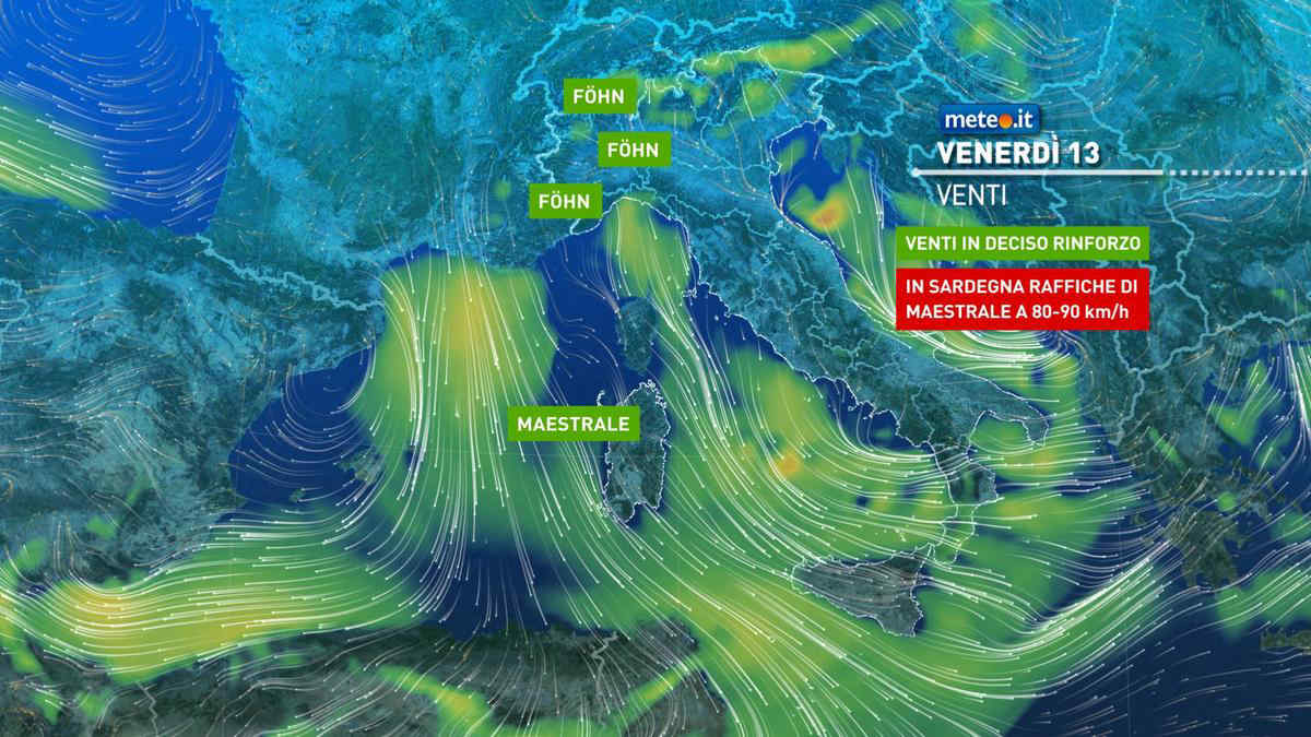 Meteo: Italia alle prese con Boris. Attenzione: forti venti e rischio nubifragi. Tutti i dettagli