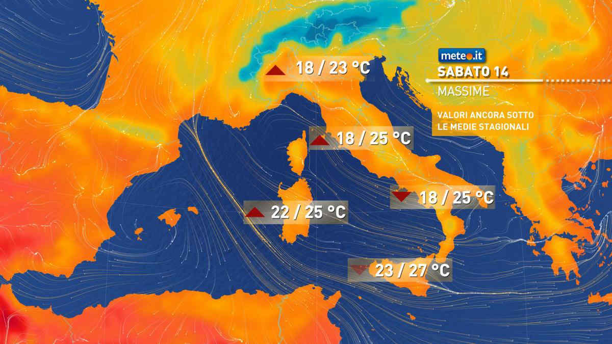 Meteo: nel weekend tempo in miglioramento. Lieve rialzo termico: le previsioni