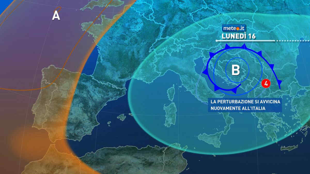 Meteo, dal 16 settembre tempo instabile e clima fresco