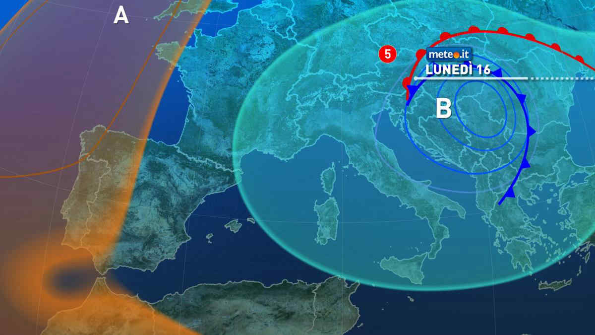 Meteo, da lunedì 16 settembre tempo instabile e fresco