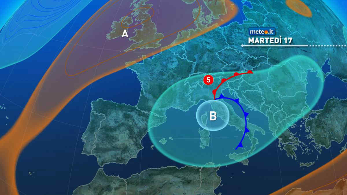 Meteo, domani maltempo in molte regioni: le previsioni nei dettagli da martedì 17 settembre