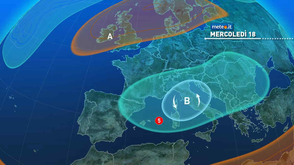 Meteo, domani forte maltempo: le zone a rischio nubifragi da mercoledì 18 settembre