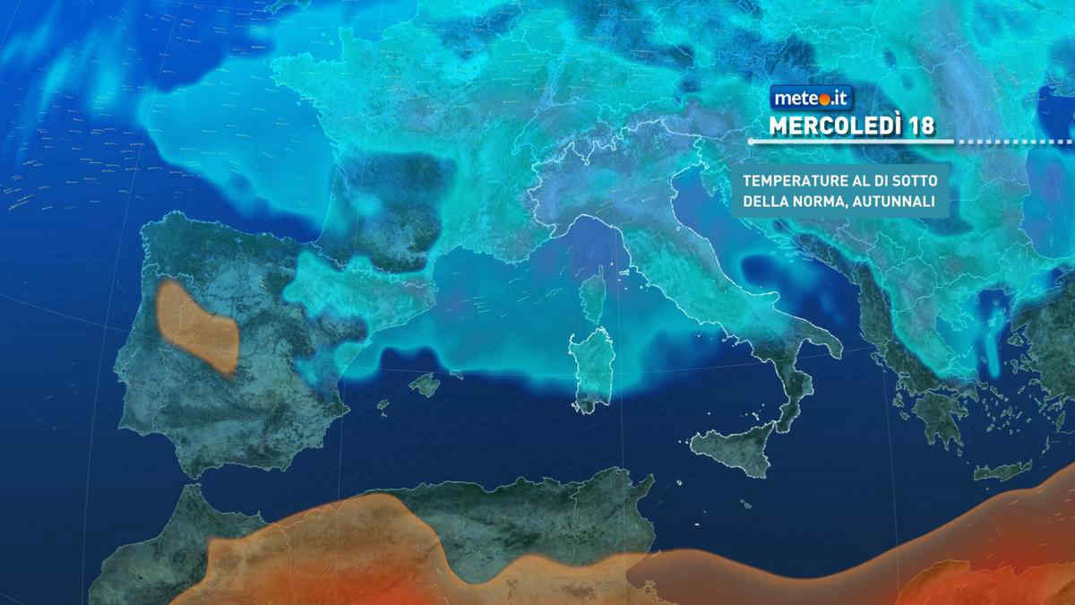 Meteo, maltempo protagonista: tra oggi e domani clima autunnale e rischio nubifragi. Le previsioni dal 18 settembre