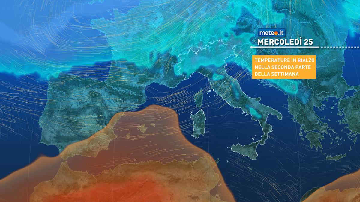 Meteo: maltempo a inizio settimana e anche oltre. La tendenza meteo