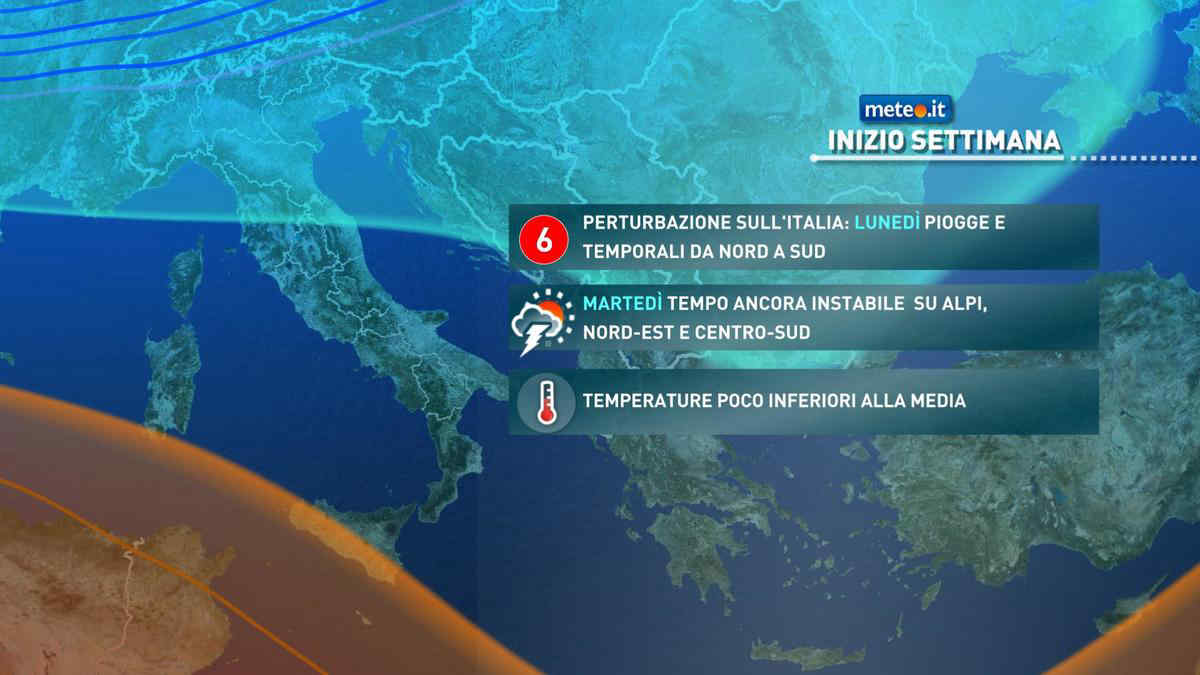 Meteo, 23-24 settembre con nuova perturbazione atlantica: la tendenza #adessonews