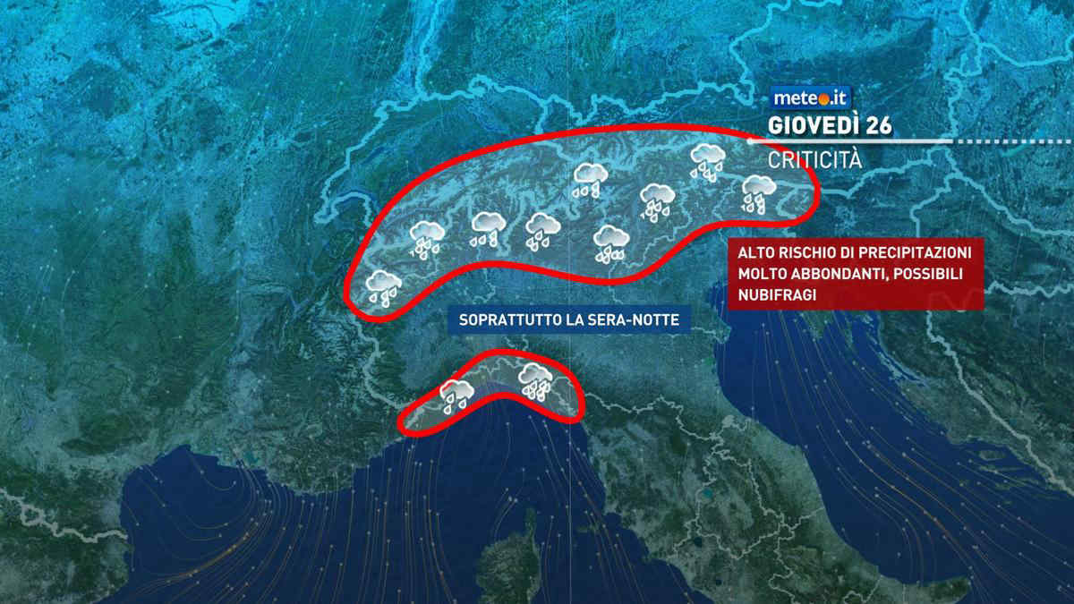 Meteo 26 settembre: Italia divisa tra maltempo e caldo estivo. Le previsioni