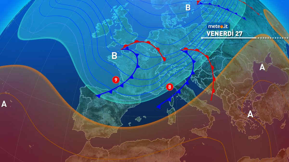 Meteo, Perturbazioni sull'Italia fino al Weekend. Clima estivo al Sud: punte di 30°C