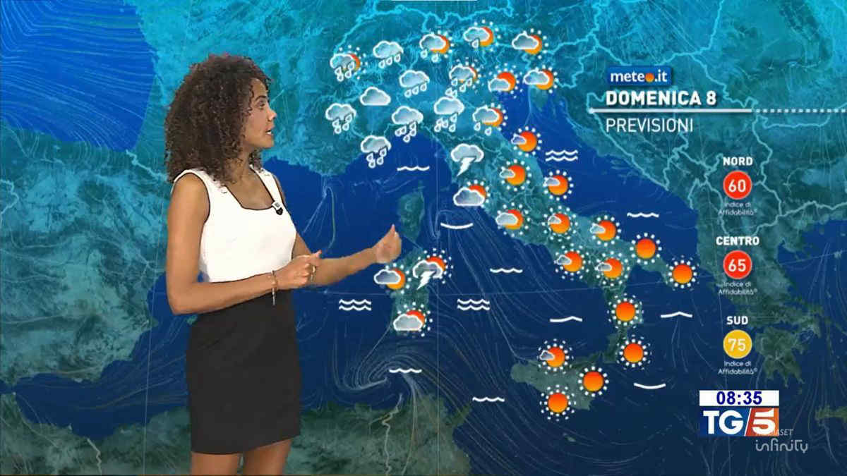 Meteo, weekend al via con il sole, ma domenica 8 torna il maltempo: rischio nubifragi e forti temporali