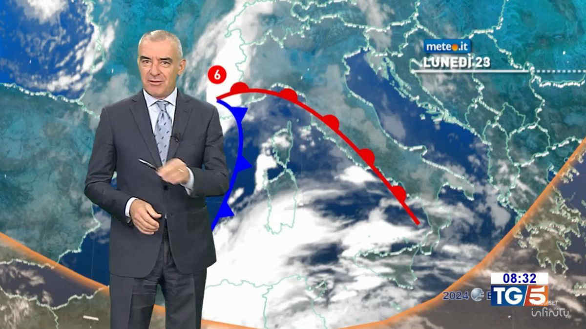 Meteo, 23 settembre con nuova fase di maltempo: rischio di forti temporali