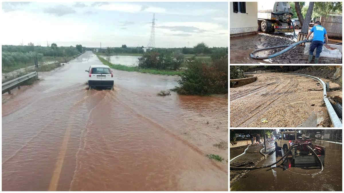 Maltempo in Puglia: Leccese e Gargano sott’acqua | FOTO e VIDEO