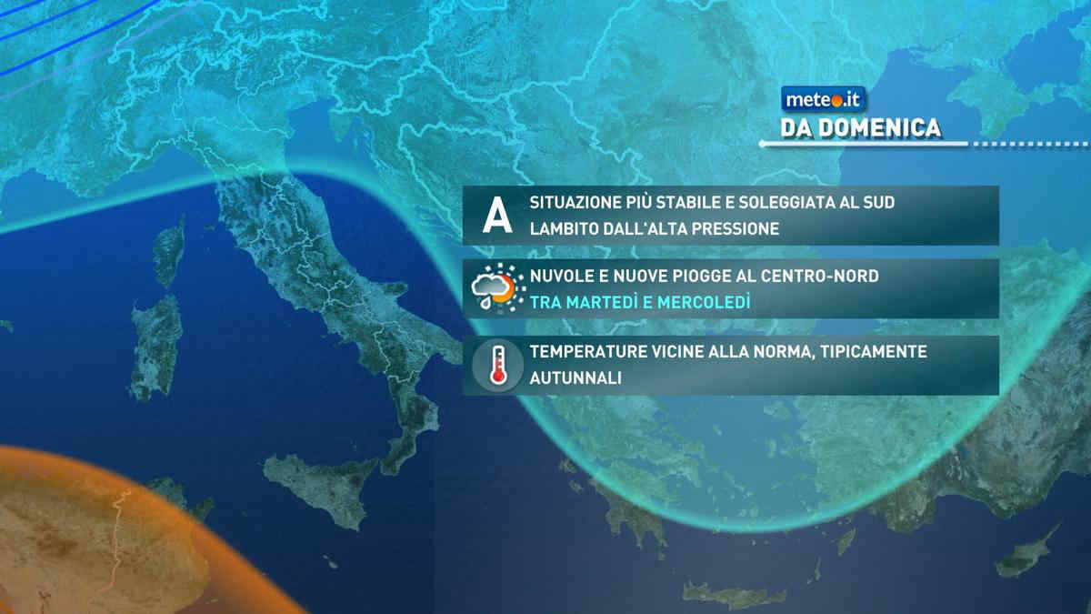 Meteo: a inizio settimana ancora rischio nubifragi. La tendenza meteo