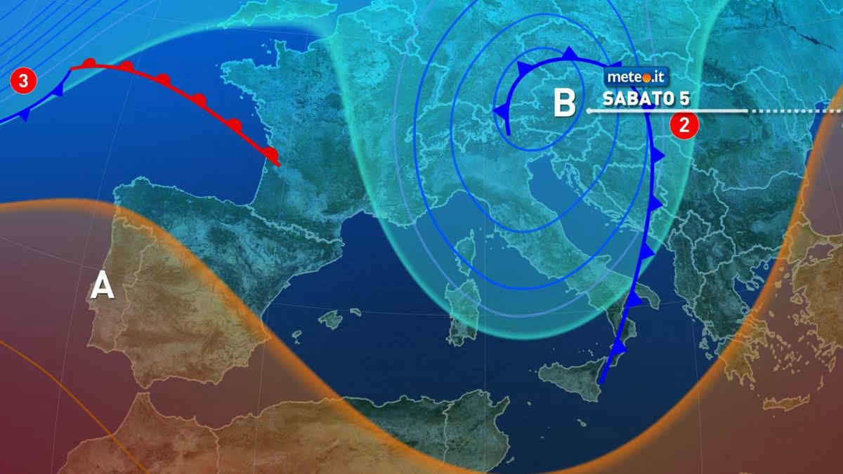 Meteo: weekend al via con qualche pioggia e clima fresco