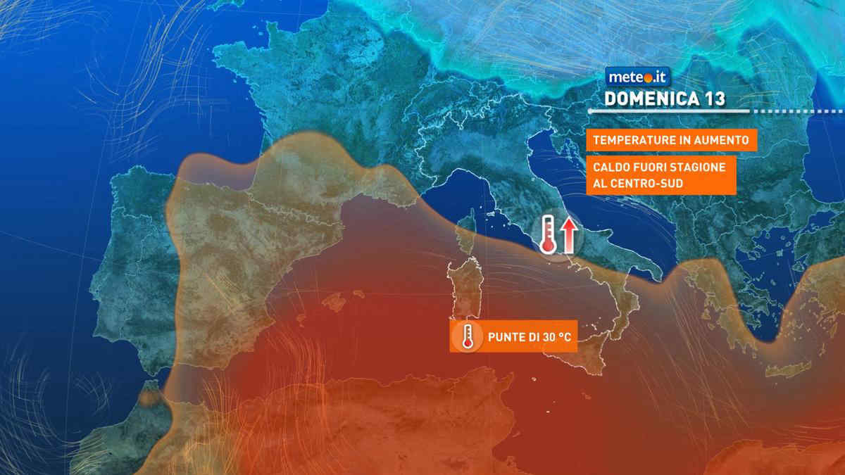 Meteo, weekend del 12-13 ottobre stabila: caldo anomalo al Centro-sud