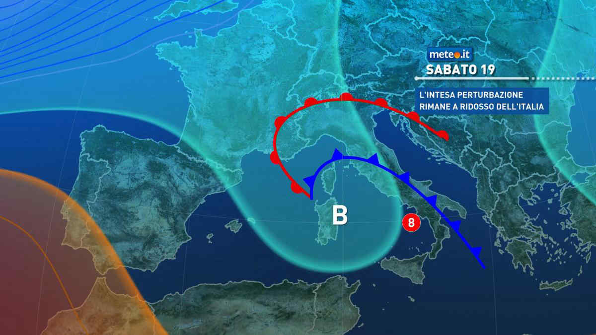 Meteo weekend: sabato attenzione al maltempo, con rischio di forti piogge e temporali. La tendenza dal 19 ottobre