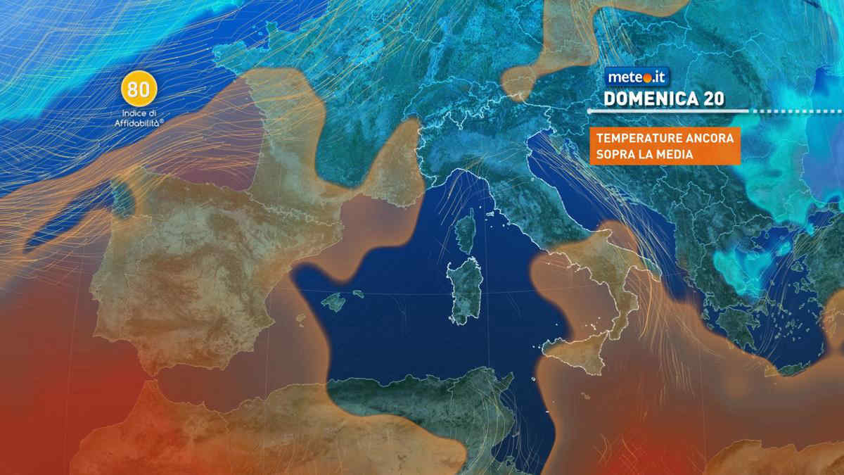 Meteo,  da domenica 20 ottobre graduale miglioramento: la tendenza