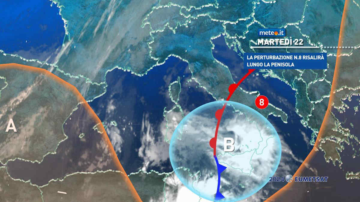 Meteo 22 ottobre: tempo instabile e piogge fino a mercoledì 23. Ecco dove