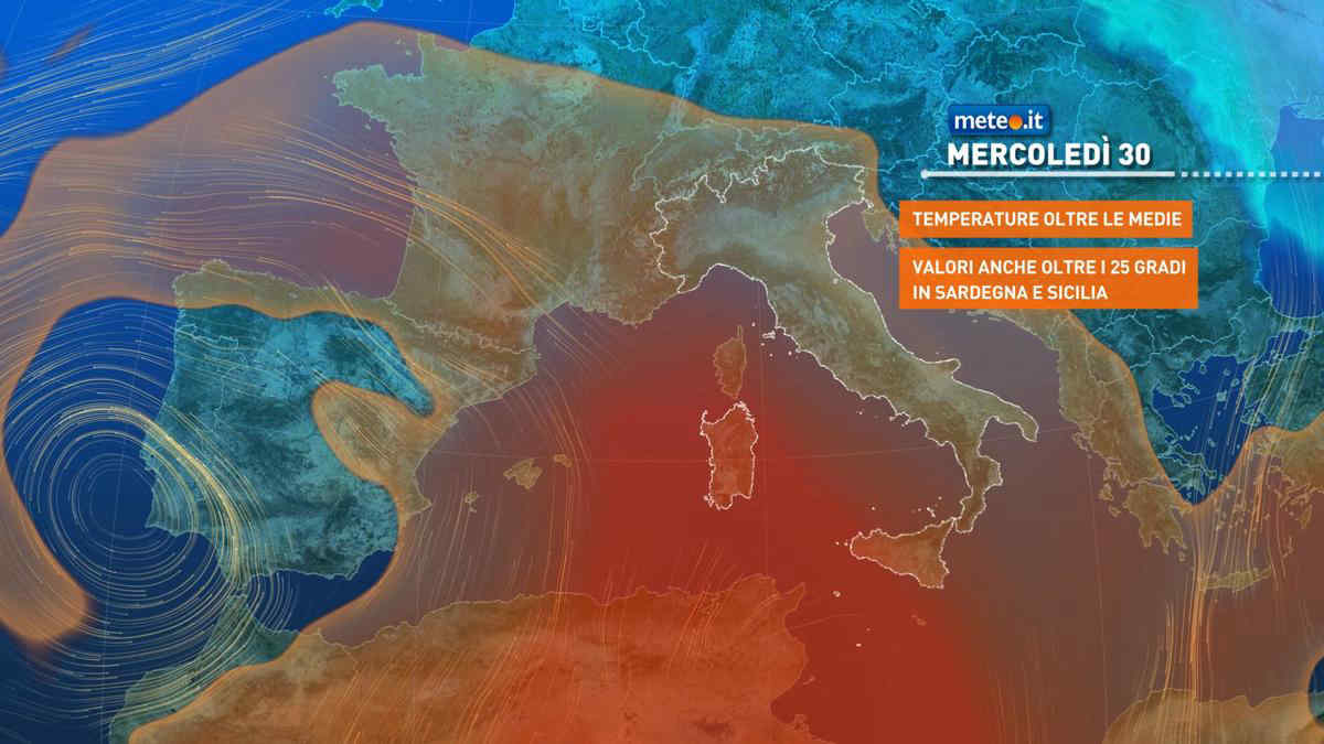 Meteo: caldo anomalo tra fine ottobre e inizio novembre! Tendenza per Halloween e Ognissanti