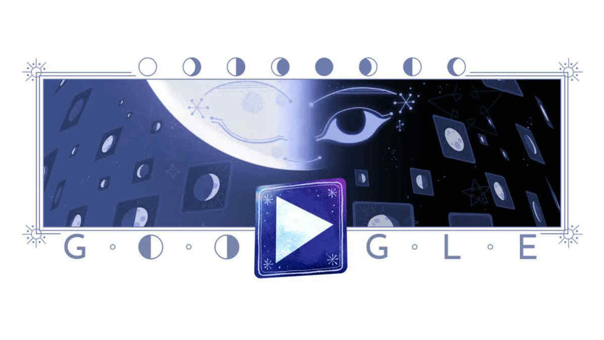 La Luna sulla home page di Google: cosa significa il Doodle