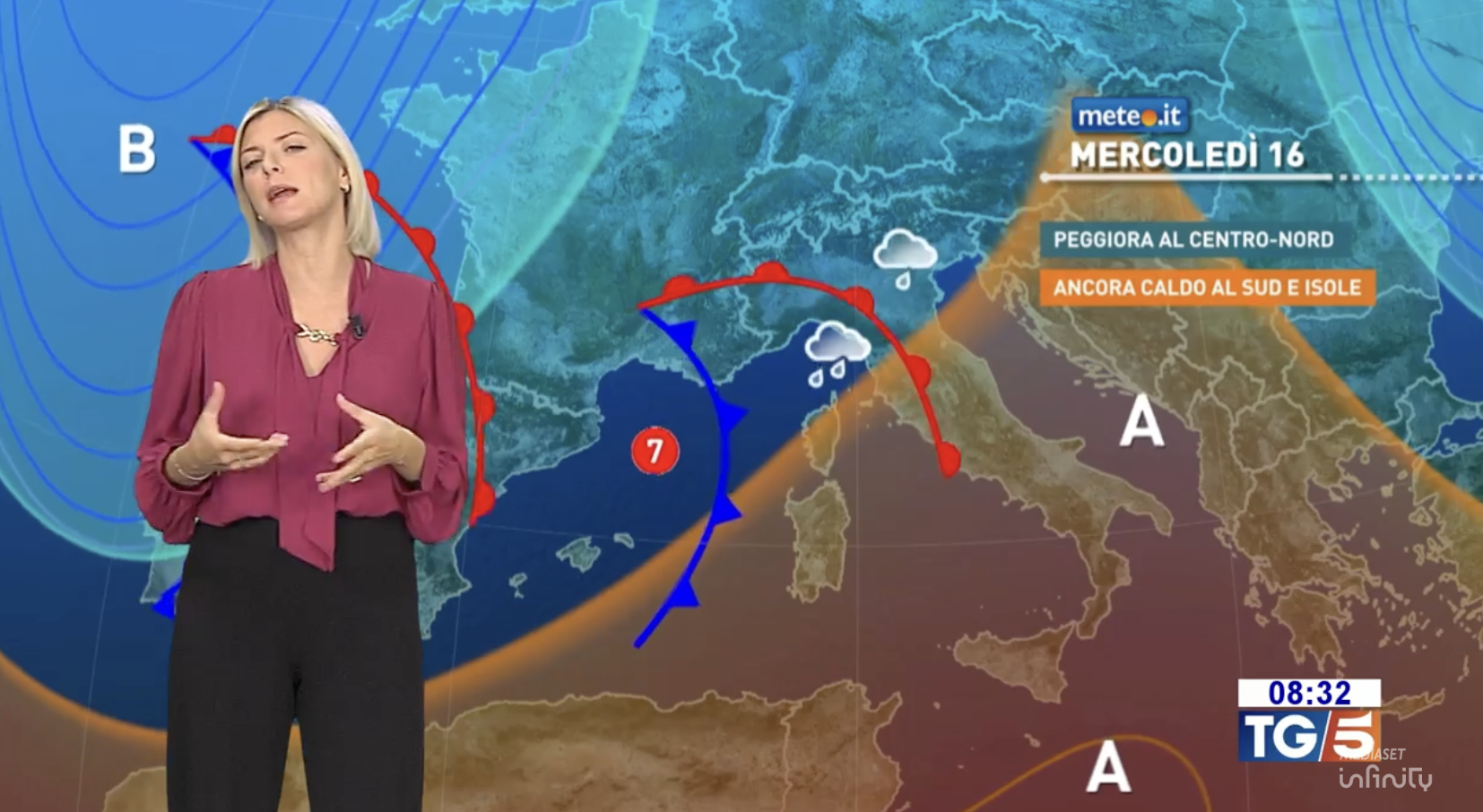 Meteo, dal 16 ottobre nuova fase di maltempo a partire dal Nord