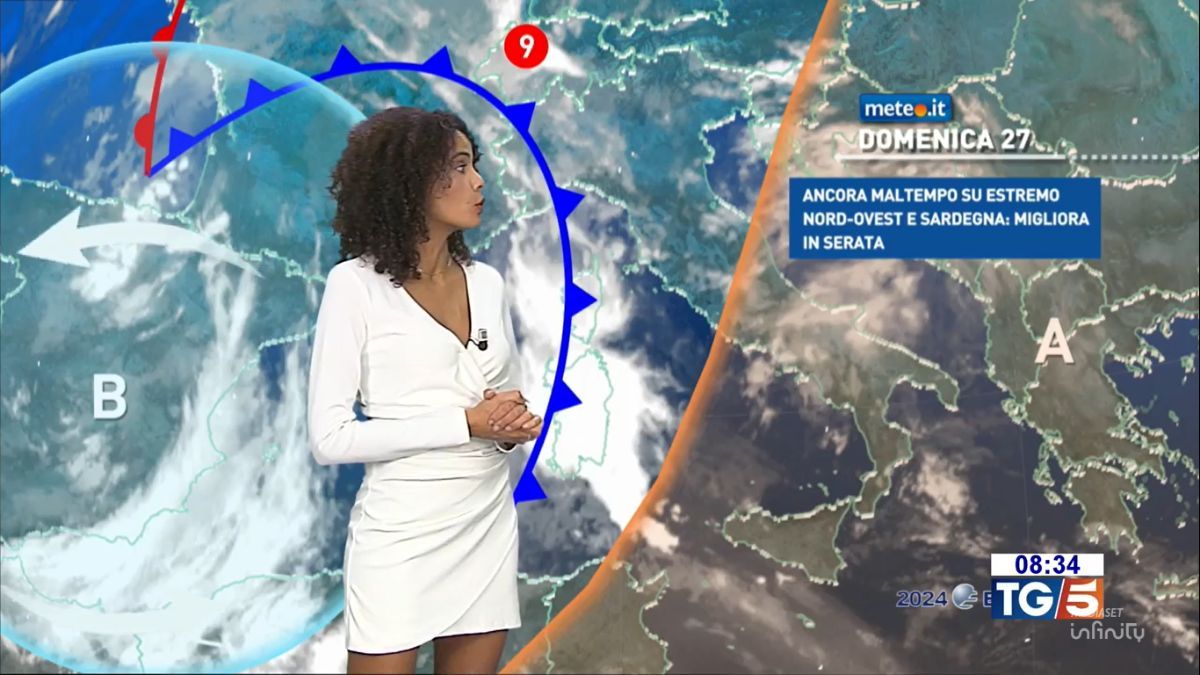 Meteo: oggi (27 ottobre) ancora maltempo su Nord-Ovest e Sardegna. L'evoluzione per le prossime ore