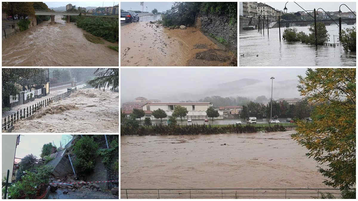 Maltempo in Italia: esondazioni e frane in Liguria, allagamenti anche in Piemonte. La situazione