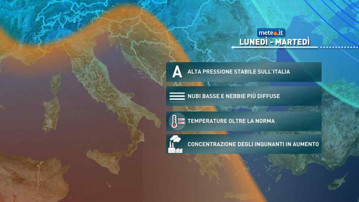 Meteo, la nuova settimana inizierà con tempo stabile e clima mite