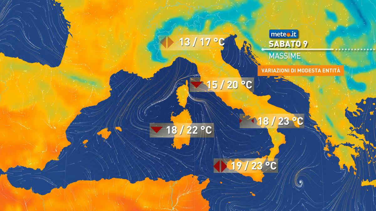 Meteo, piogge e aria più fresca: arrivano le prime perturbazioni di novembre. Le previsioni da sabato 9