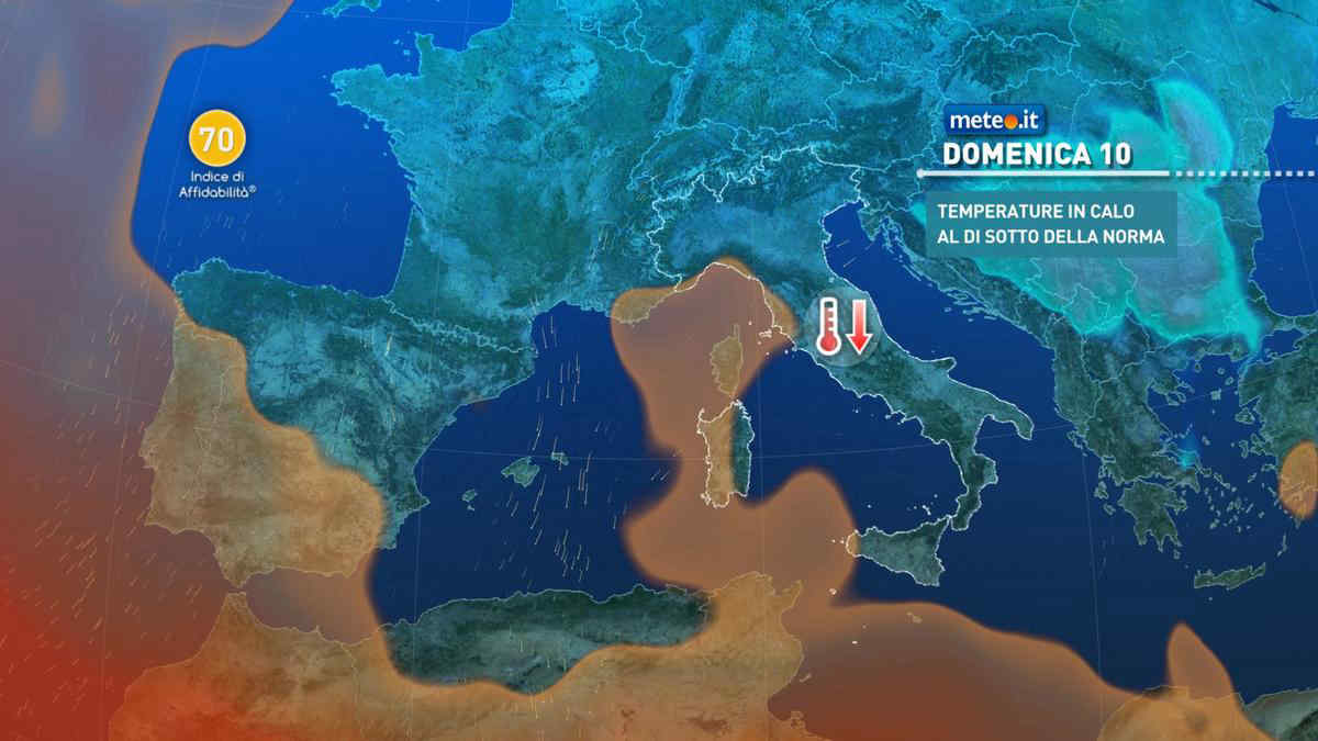 Meteo: fino a lunedì 11 novembre poche piogge, poi aria fredda e neve!