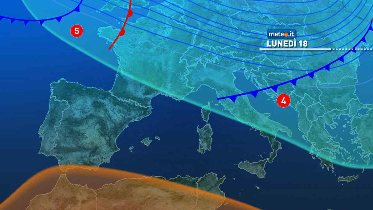 Meteo, dal 20 novembre affondo artico e venti di burrasca sull'Italia