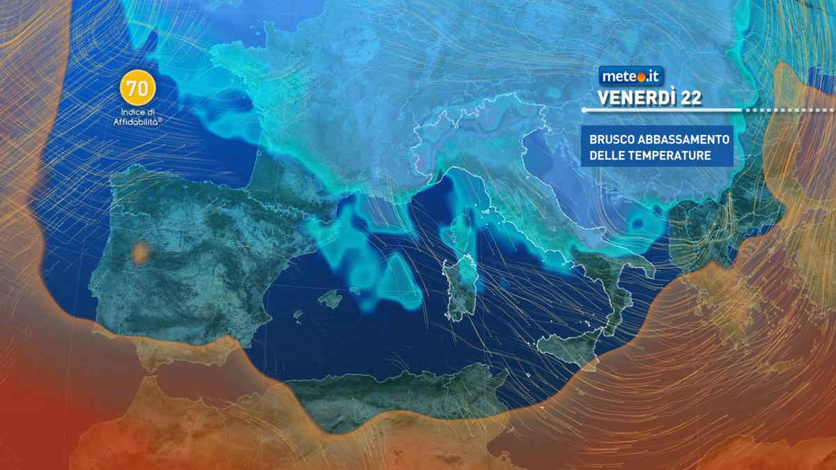 Meteo, weekend con più sole, ma attenzione al vento freddo: sabato 23 raffiche a 100 km/h