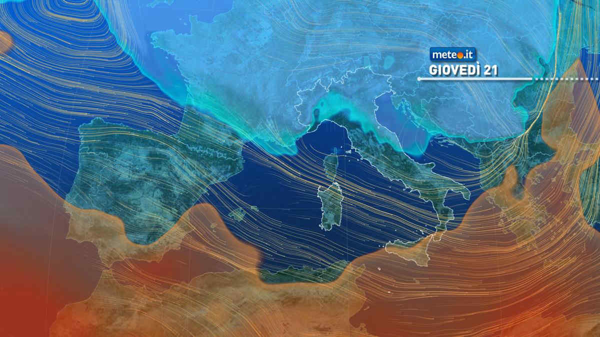 Meteo: neve fino a bassa quota nelle prossime ore, possibili fiocchi fino in città! Le previsioni dal 21 novembre