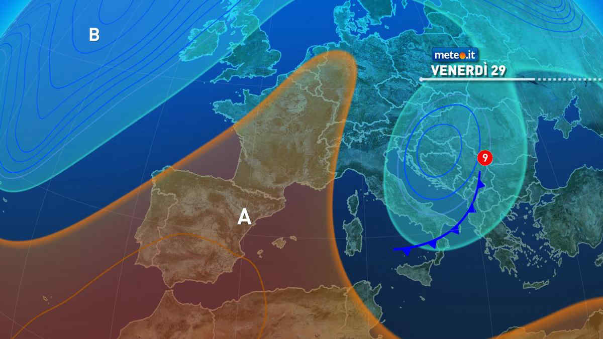 Meteo, freddo invernale in arrivo: piogge, gelate e neve in montagna. Le previsioni dal 29 novembre