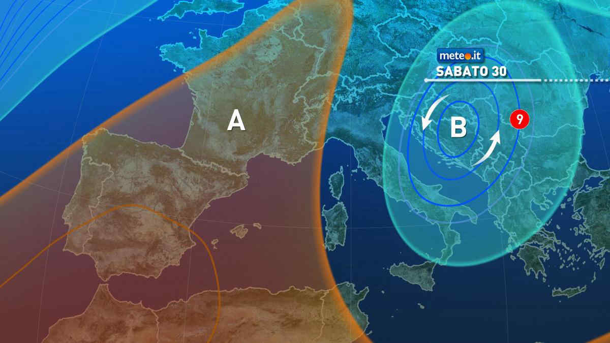 Meteo: vortice gelido su parte dell'Italia! Weekend con piogge e neve: i dettagli