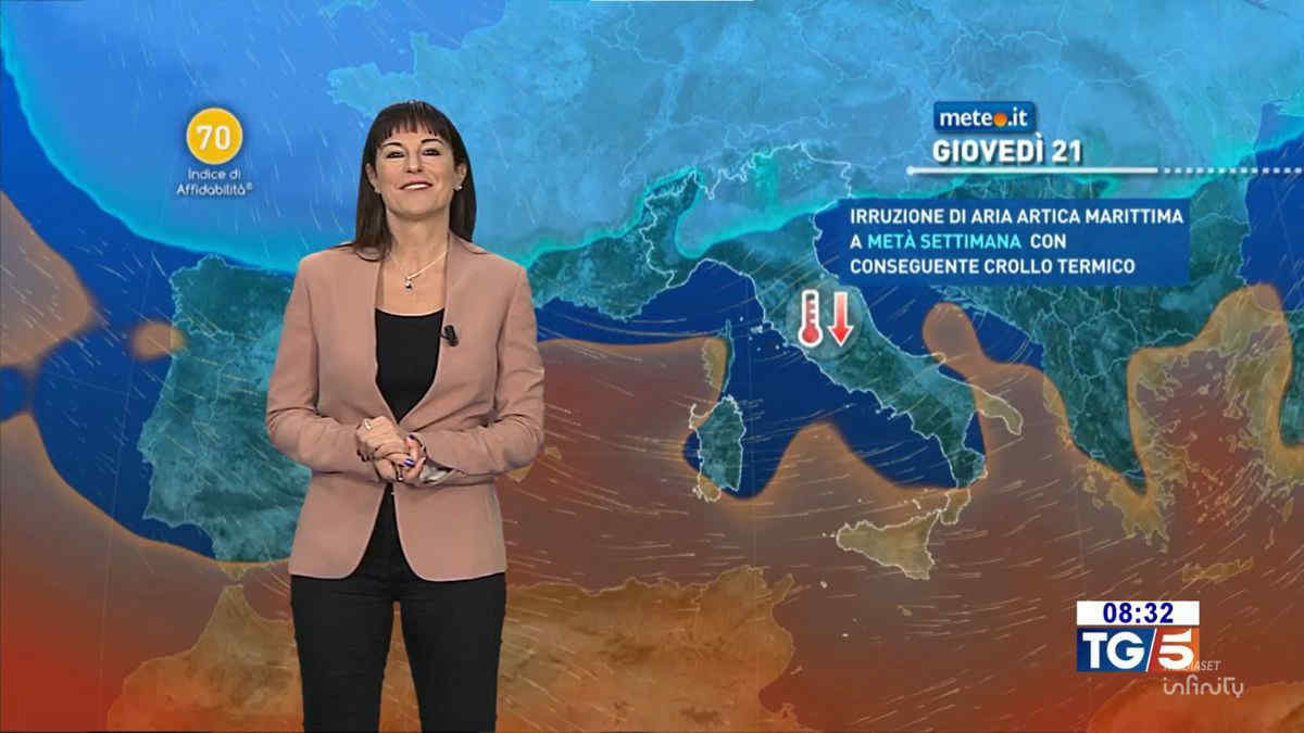 Meteo, Irruzione Artica: primo assaggio d'Inverno da mercoledì 20