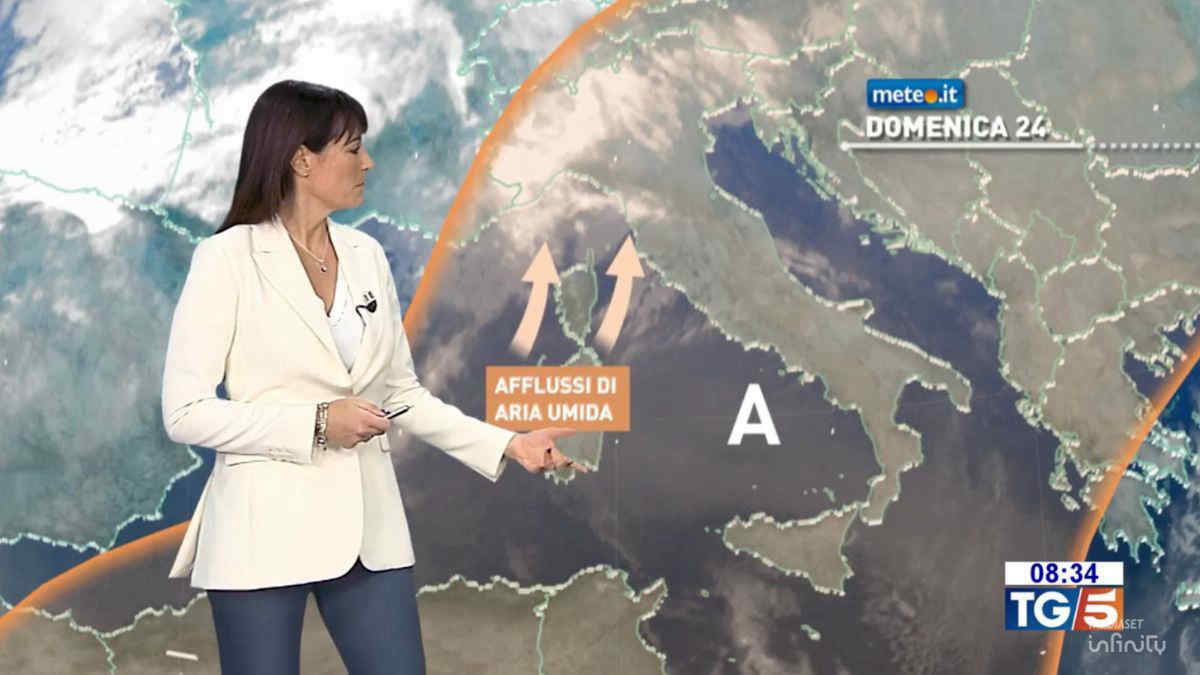 Meteo, dal 25 novembre aria più mite e debole perturbazione