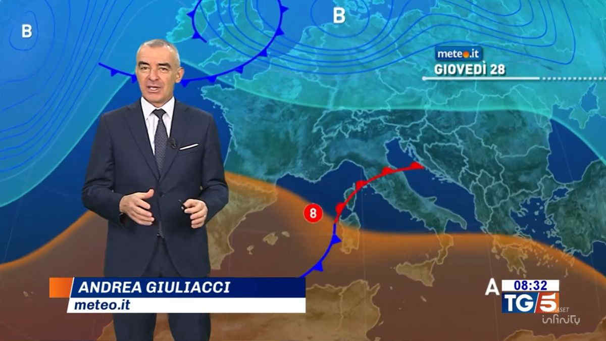 Meteo: deboli piogge in vista, poi calo termico nel weekend. Le previsioni da mercoledì 27