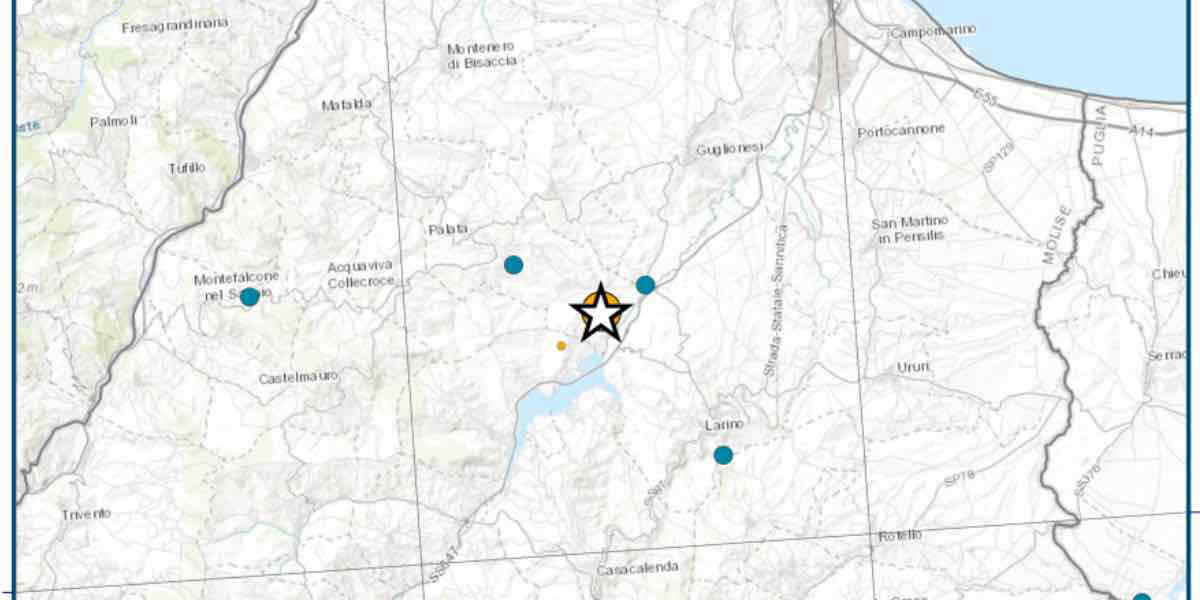 Terremoto in Molise: scossa di magnitudo 4, le ultime news sul sisma